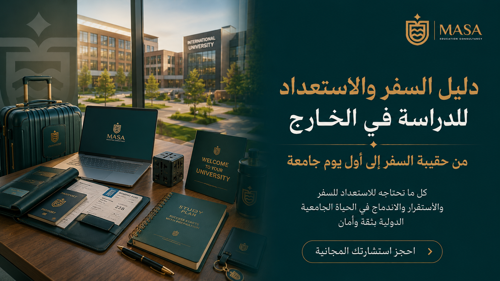 دليل السفر والاستعداد للدراسة في الخارج: من حقيبة السفر إلى أول يوم جامعة