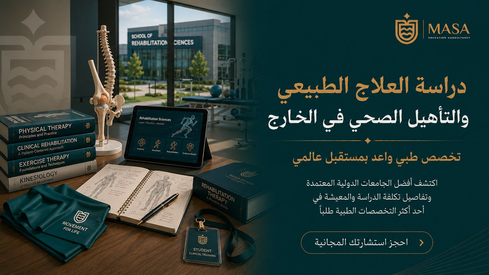 دراسة العلاج الطبيعي والتأهيل الصحي في الخارج: تخصص طبي واعد بمستقبل عالمي