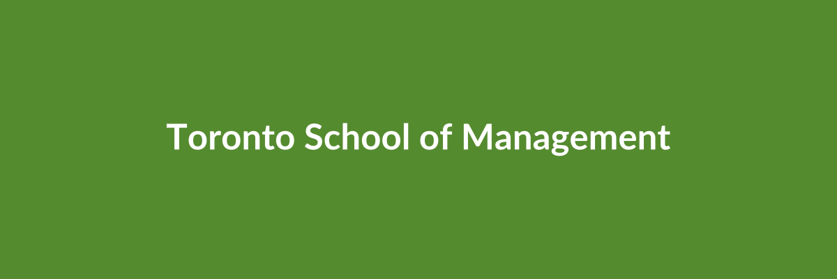 Toronto School of Management